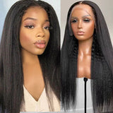 Perruque Lace Wig 5x5 Cheveux Yaki Straight - Densité 150% - Texture Naturelle