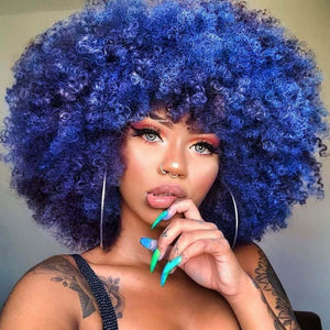 Cire capillaire coloration temporaire Hair wax Bleu 120 g
