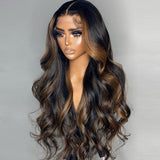 Highlight 5X5 HD Lace Closure Wig Body Wave Wear & Go Wig 5x5 Lace Closure Wig 16inches 180%