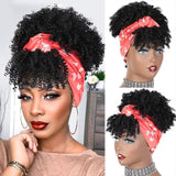 Perruque Turban Synthétique Red(with fringe)