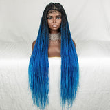 BBSM-001 LACE Braids Wig OTDAKEBLUE-BLUE