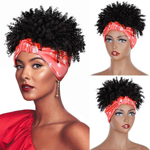 Perruque Turban Red(without fringe)