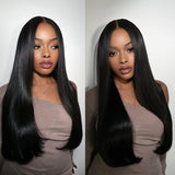 Straight 2X6 HD Lace Closure Wig Wear & Go Glueless Wig 2x6 HD Lace 18inches 180%