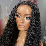 Wear & Go 5x5 Curly Skinlike Real HD Lace Closure Wig Invisible Lace Glueless Wig 5x5 Skinlike Real HD Lace 14inches 180%