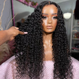 Wear & Go 5x5 Curly Skinlike Real HD Lace Closure Wig Invisible Lace Glueless Wig 5x5 Skinlike Real HD Lace 14inches 150%